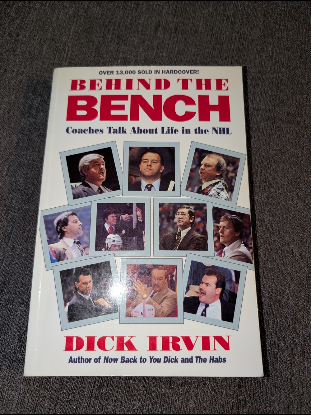 Lot Of 2 Bundle - NHL Hockey Coaches & Scotty Bowman Books